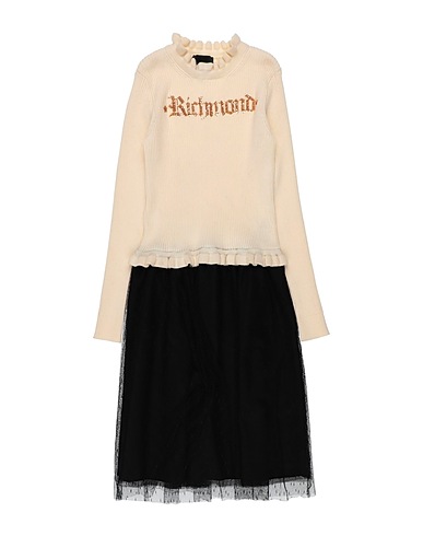 JOHN RICHMOND Kleid Elfenbein 47% Wolle, 38% Acryl, 10% Nylon, 5% Kaschmir