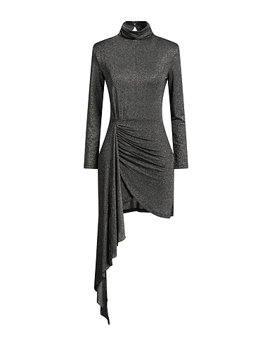HAVEONE Short dress Black Textile fibers
