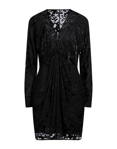 RAG & BONE Kurzes Kleid Schwarz 55% Seide, 45% Viskose