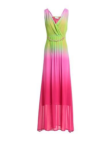 CORTE dei GONZAGA Long dress Green 100% Polyester
