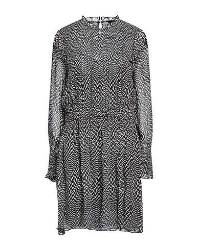 RAG & BONE Short dress Black 51% Silk, 49% Viscose