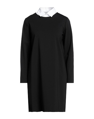 EUROPEAN CULTURE Short dress 52% Cotton, 40% Polyamide, 8% Elastane