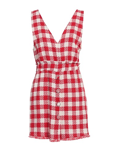 SHERRY BE Vestito corto Rosso 75% Cotone, 22% Poliestere, 3% Altre Fibre