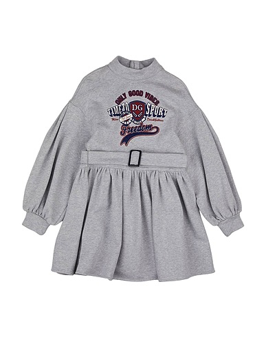 DOLCE&GABBANA Dress Grey 100% Cotton, Polyamide