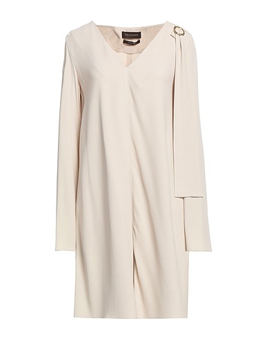 TRUSSARDI Short dress Off white 57% Acetate, 43% Viscose