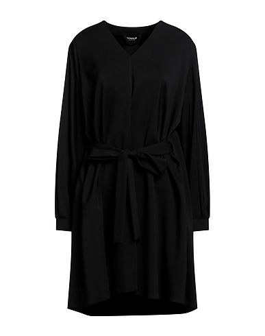 DONDUP Short dress Black 97% Viscose, 3% Elastane