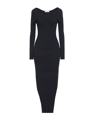 MVP WARDROBE Long dress Navy 72% Viscose, 28% Polyester