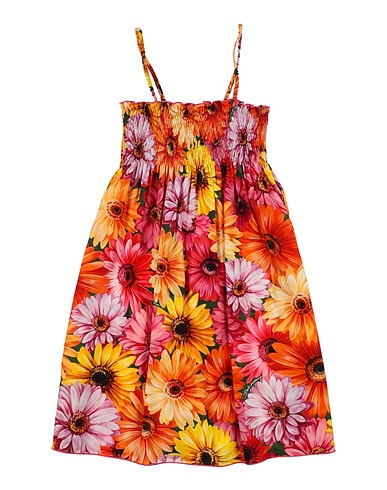 DOLCE&GABBANA Dress Orange 100% Cotton