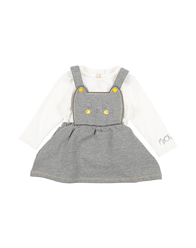 CHICCO Baby jumpsuit  Grey 75% Cotton, 20% Viscose, 5% Elastane