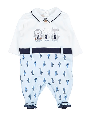 CHICCO Baby jumpsuit  Sky blue 100% Cotton