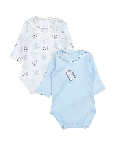 CHICCO Baby bodysuit Sky blue 100% Cotton
