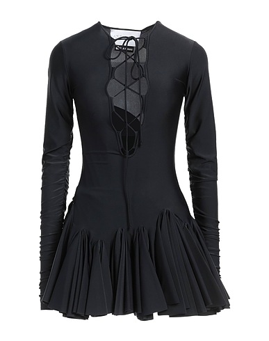 AZ FACTORY Short dress Black 80% Polyamide, 20% Elastane