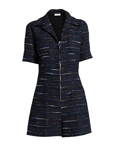 SANDRO Jumpsuits and Overalls Navy 33% Synthetic fibers, 32% Cotton, 30% Polyester, 3% Wool, 2% Metallic Polyester
