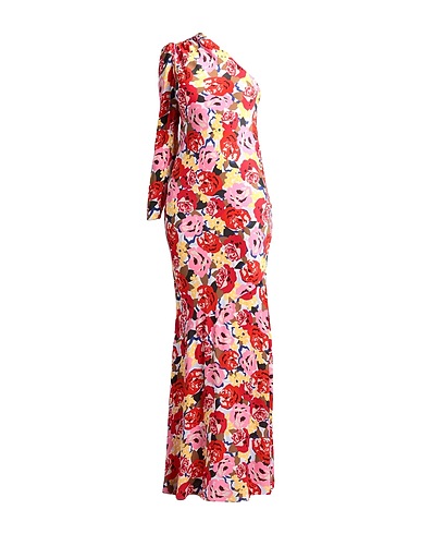 REBECCA VALLANCE Long dress Red 100% Viscose, Polyester