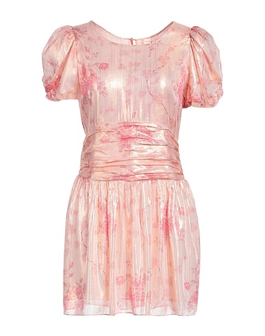 LOVESHACKFANCY Short dress Pink 73% Silk, 27% Metal, Polyester
