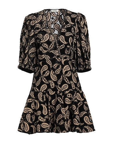 SANDRO Short dress Black 100% Cotton