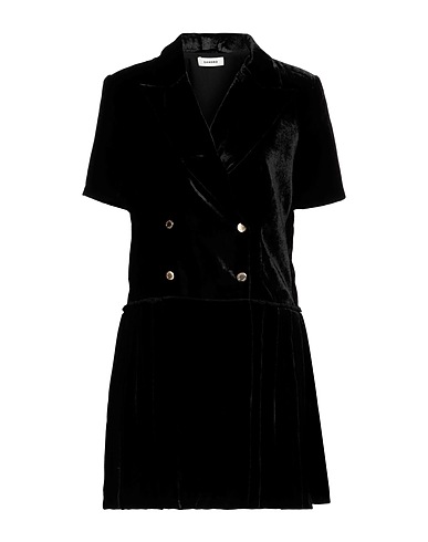 SANDRO Blazer dress Black 77% Viscose, 23% Polyamide