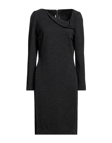 ROLAND MOURET Midi dress Charcoal 100% Wool