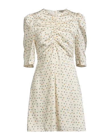 SANDRO Short dress Off white 100% Polyester