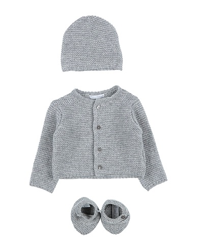 DOLCE&GABBANA Set baby Grigio 40% Lana Vergine, 25% Poliammide, 25% Viscosa, 10% Cachemire