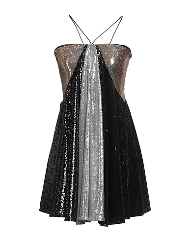 ANIYE RECORDS Sequin dress Black 85% Polyester, 15% Polyamide