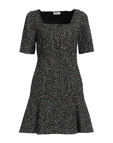 SANDRO Short dress Black 89% Synthetic fibers, 5% Cotton, 3% Metallic fiber, 2% Acrylic, 1% Other Fibres
