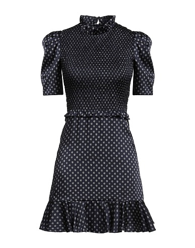SANDRO Short dress Midnight blue 100% Polyester