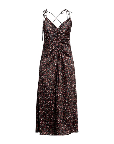 SANDRO Midi dress Black 100% Polyester