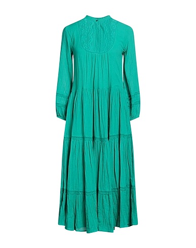 M.A.B.E Midi dress Green 100% Cotton