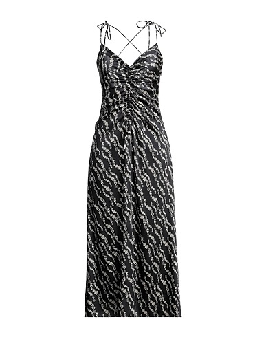 SANDRO Midi dress Black 100% Polyester