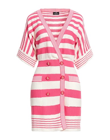 ELISABETTA FRANCHI Short dress Fuchsia 60% Cotton, 40% Viscose