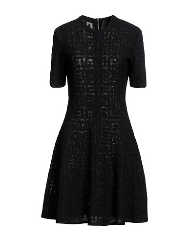 GIVENCHY Short dress Black 88% Viscose, 8% Polyamide, 4% Polyester