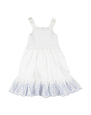 SELF-PORTRAIT Dress White 100% Cotton, Polyester