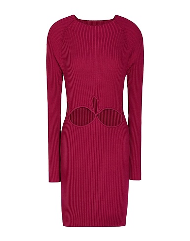 8 by YOOX Sheath dress VISCOSE BLEND CUT OUT MINI DRESS
 Garnet 72% Viscose, 28% Recycled polyester
