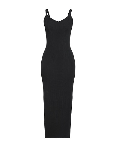 OUR LEGACY Long dress Black 100% Polyester