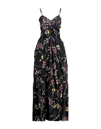 MARANT ÉTOILE Langes Kleid Schwarz 100% Baumwolle
