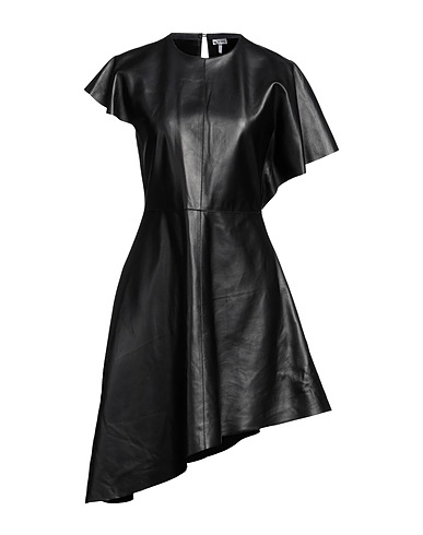 LOEWE Vestito corto Nero Pelle di agnello
