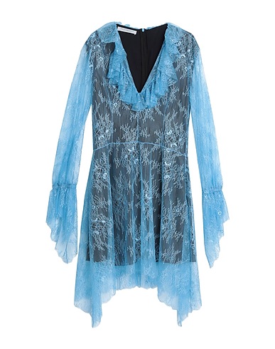 PHILOSOPHY di LORENZO SERAFINI Midi dress Sky blue 100% Polyamide