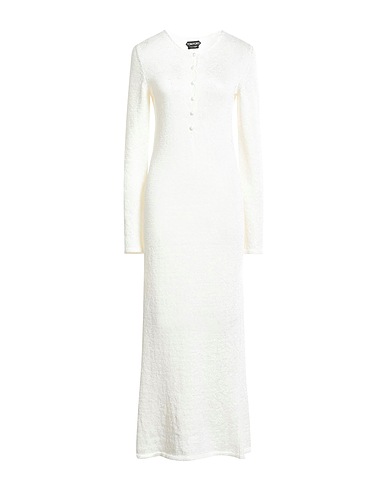 TOM FORD Long dress White 70% Viscose, 30% Polyamide