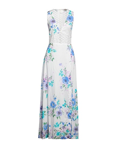MARANI JEANS Long dress White 100% Cotton