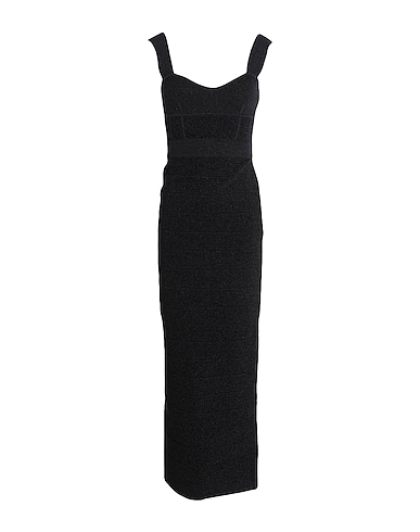 HERVÉ LÉGER Midi dress 62% Recycled rayon, 19% Polyester, 17% Nylon, 1% Metal, 1% Elastane