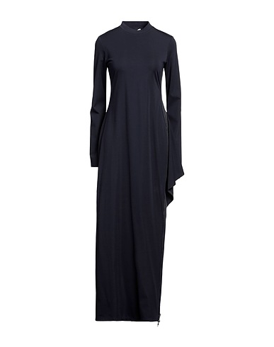 JW ANDERSON Long dress Midnight blue 50% Viscose, 39% Polyamide, 11% Elastane, Cotton, Polyester
