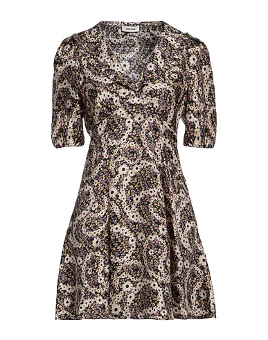 SANDRO Short dress Midnight blue 100% Silk