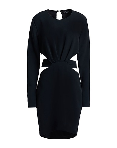 BLUMARINE Short dress Black 70% Viscose, 26% Acetate, 4% Elastane