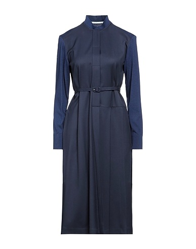 AGNONA Midi dress Blue 95% Wool, 5% Cashmere, Silk