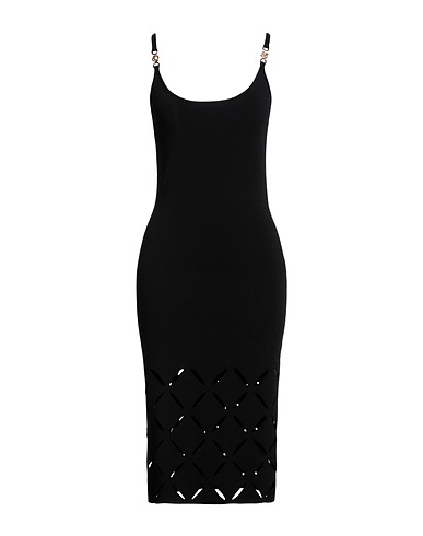 VERSACE Midi dress 82% Viscose, 17% Polyester, 1% Elastane