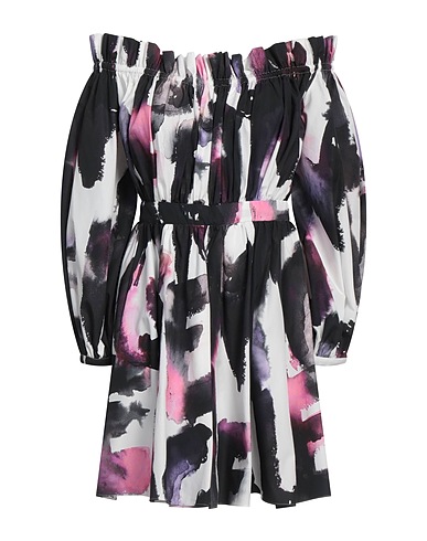 MCQUEEN Short dress Purple 100% Cotton