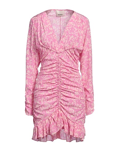 ISABEL MARANT Sheath dress Fuchsia 91% Silk, 9% Elastane
