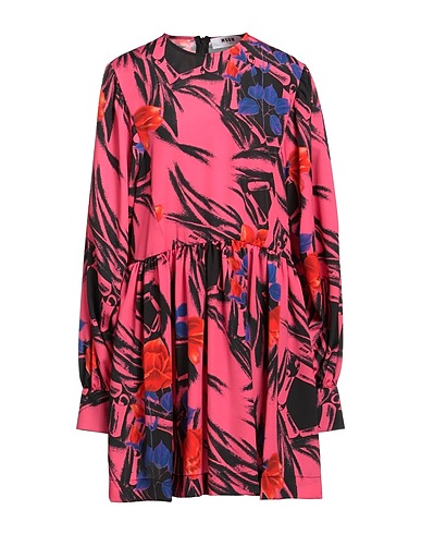 MSGM Short dress Fuchsia 100% Polyester
