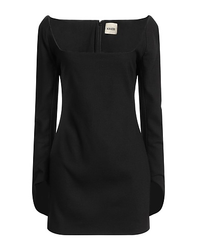 KHAITE Elegant dress Black 87% Viscose, 10% Virgin Wool, 3% Elastane